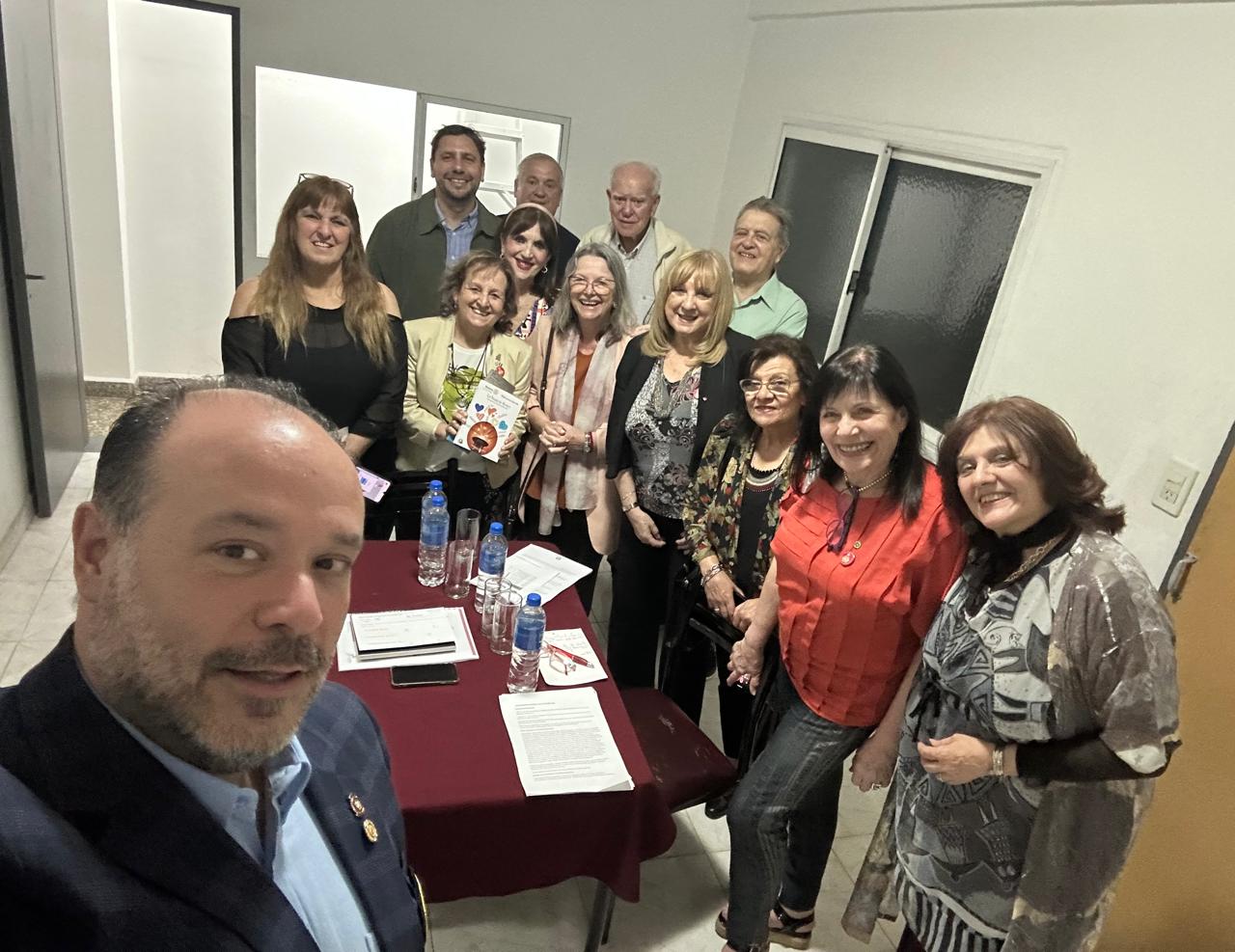 Visita oficial del GD 4895 y de la presidenta del RC Posadas Norte